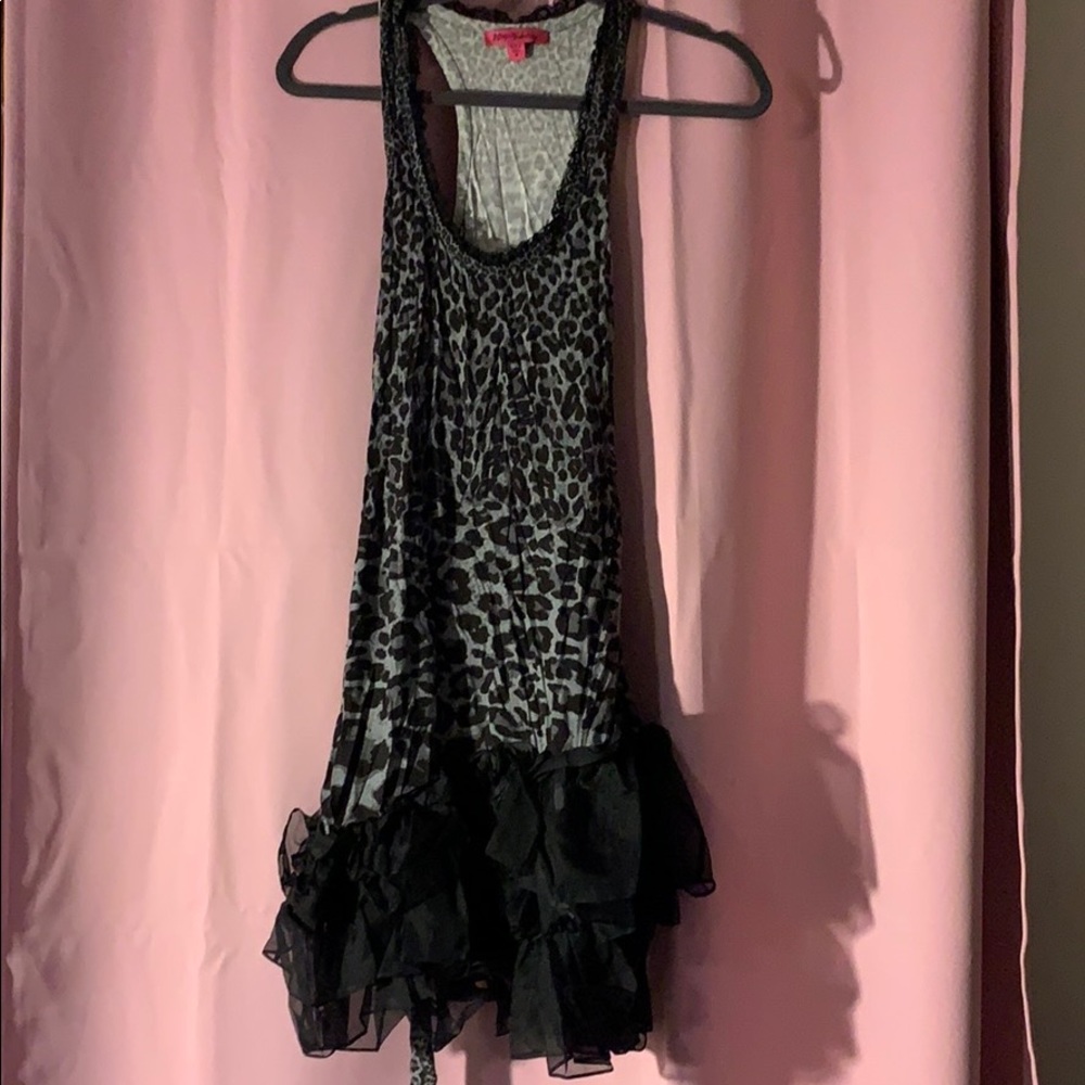 Betsy Johnson leopard print